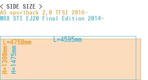 #A5 sportback 2.0 TFSI 2016- + WRX STI EJ20 Final Edition 2014-